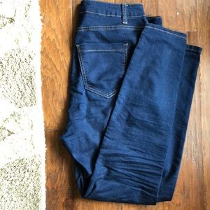 High waisted stretch jeans